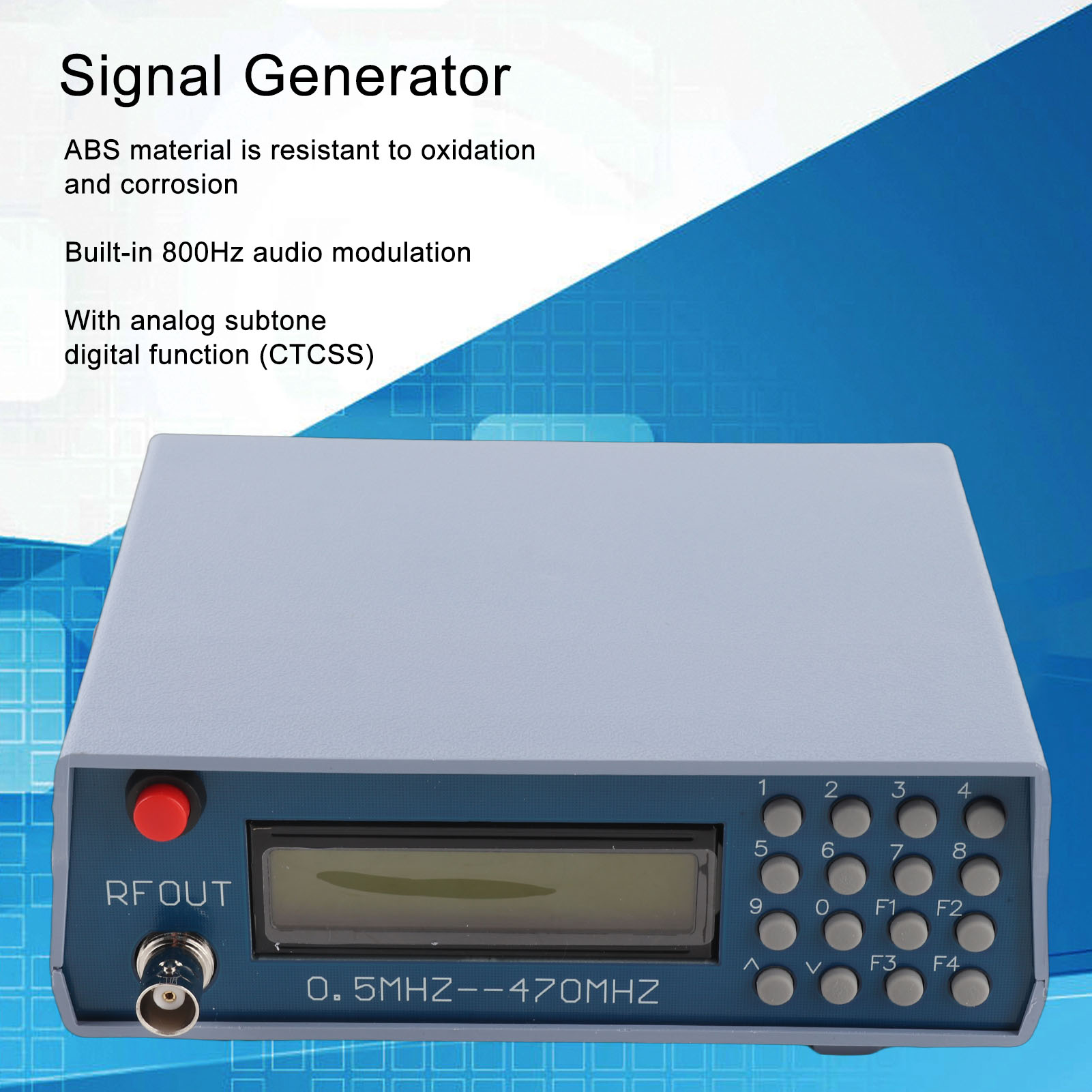 Rf Signal Generator 0.5Mhz To 470Mhz - Gerador de Sinal de Função, Gerador