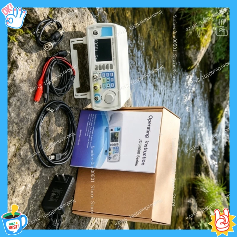 Dual Channel Arbitrary Waveform Function Generator 60Mhz - JDS6600 Gerador de Sinal de Função