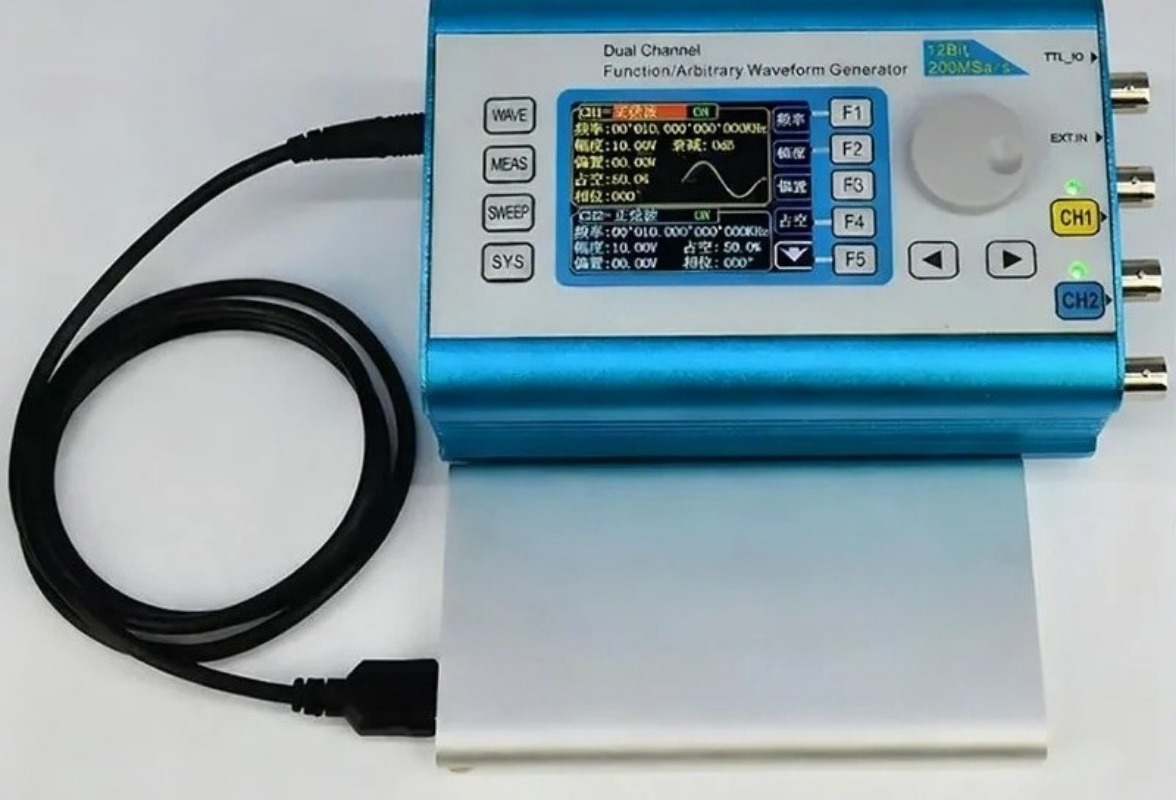 Dual Channel Arbitrary Waveform Function Generator 60Mhz - Gerador de Sinais de Função DDS