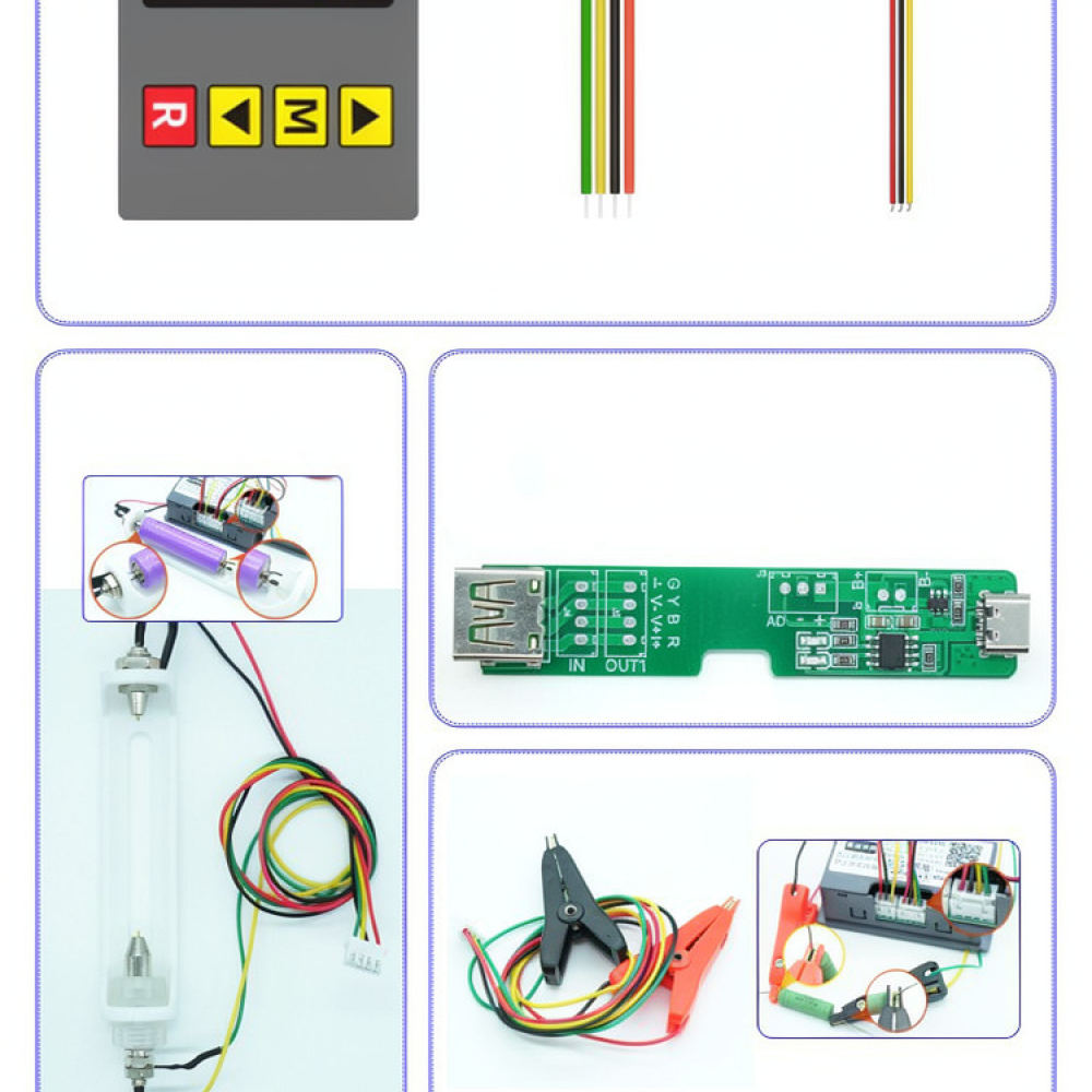 Testador de tensão e resistênc - Battery Internal Resistance Tester Four Wire avaliação e preço